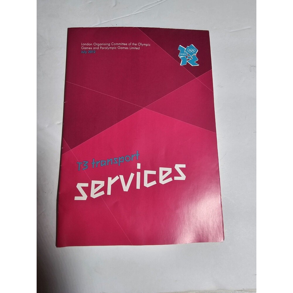 London 2012 Olympics Transportation Pamplet